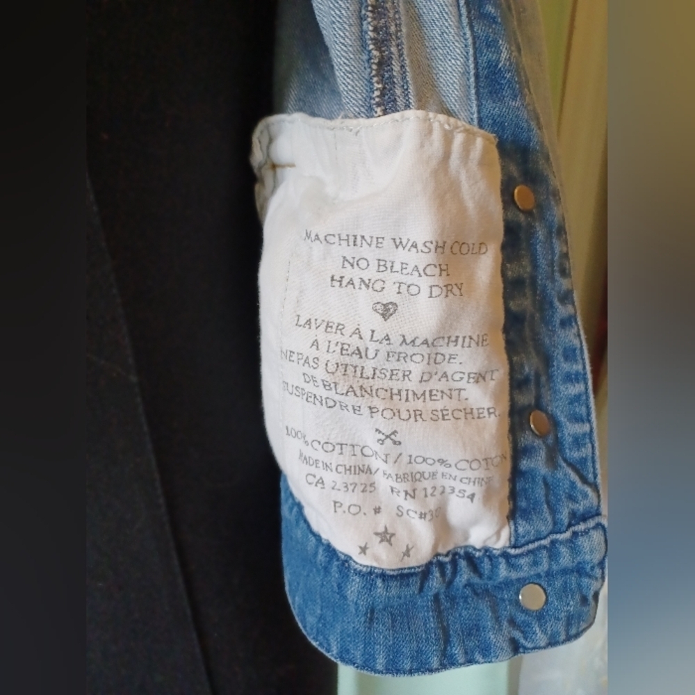 Talula Vintage Light Blue Denim Jacket - Picture 15 of 16